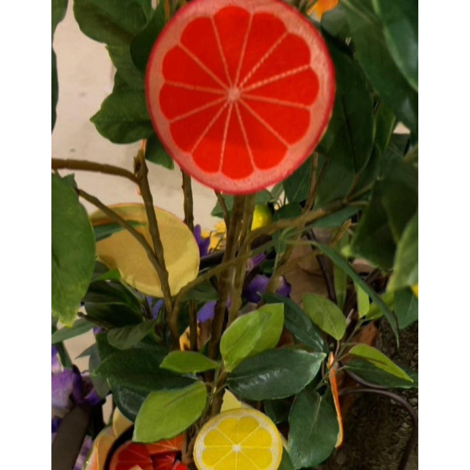 3.5in Felt Citrus Fruit Garland (5 Yards)