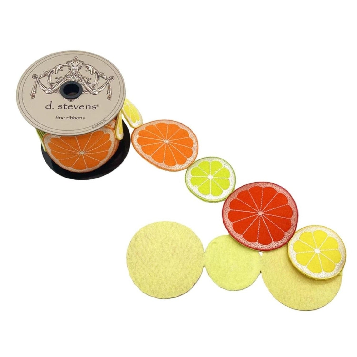 3.5in Felt Citrus Fruit Garland (5 Yards)
