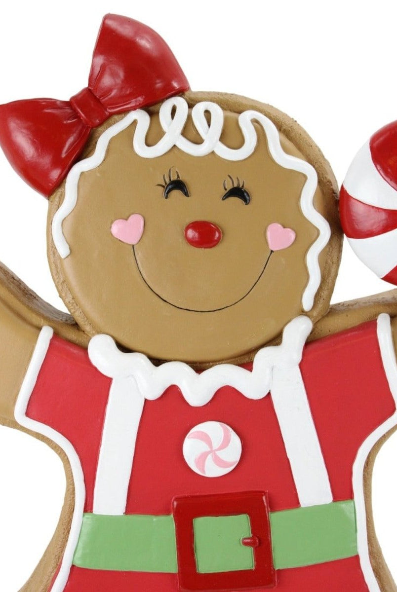 Shop For 35in Gingerbread Girl Decor Figurine