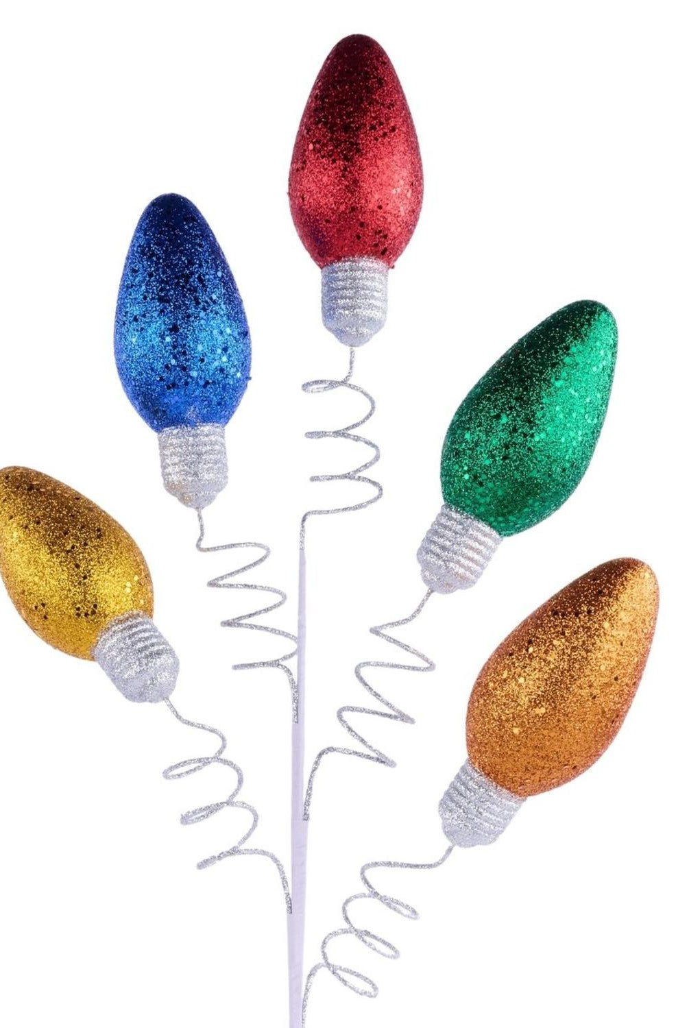 36" Glitter Light Bulb: Traditional