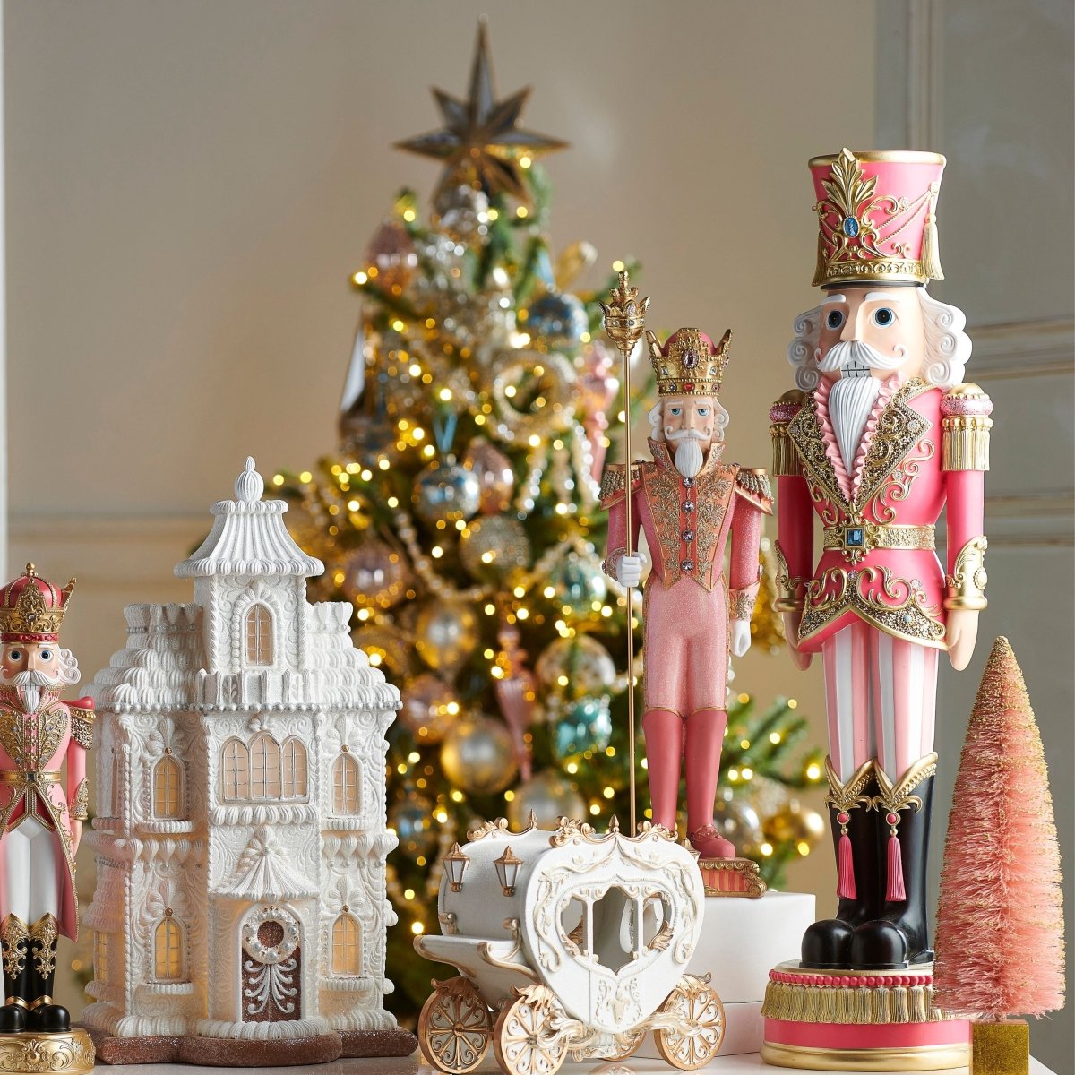 Shop For 36" Lighted Pink Nutcracker
