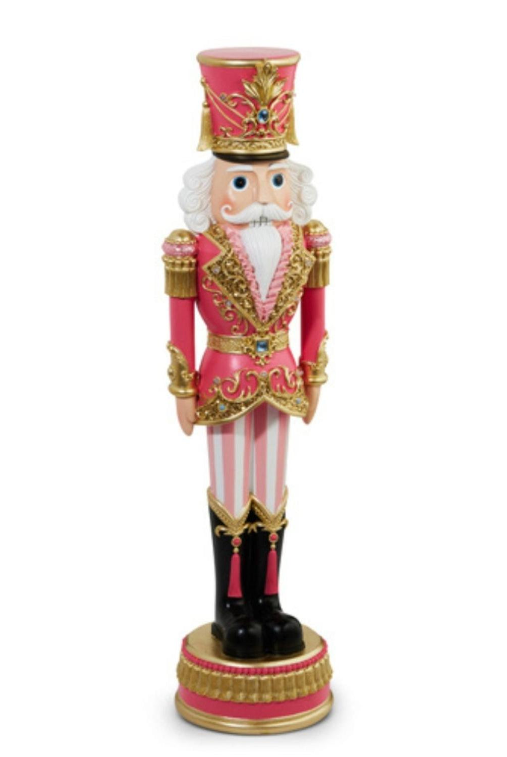 36" Lighted Pink Nutcracker