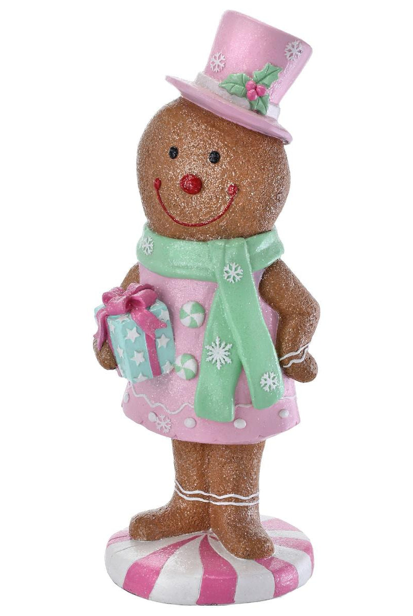Shop For 36" Resin Outdoor Gingerbread Girl: Pastel