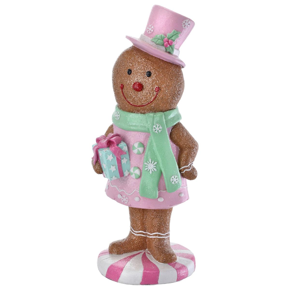 Shop For 36" Resin Outdoor Gingerbread Girl: Pastel