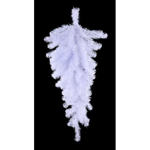 Shop For 36" Teardrop Swag, 90 Tips: White at Michelle's aDOORable Creations