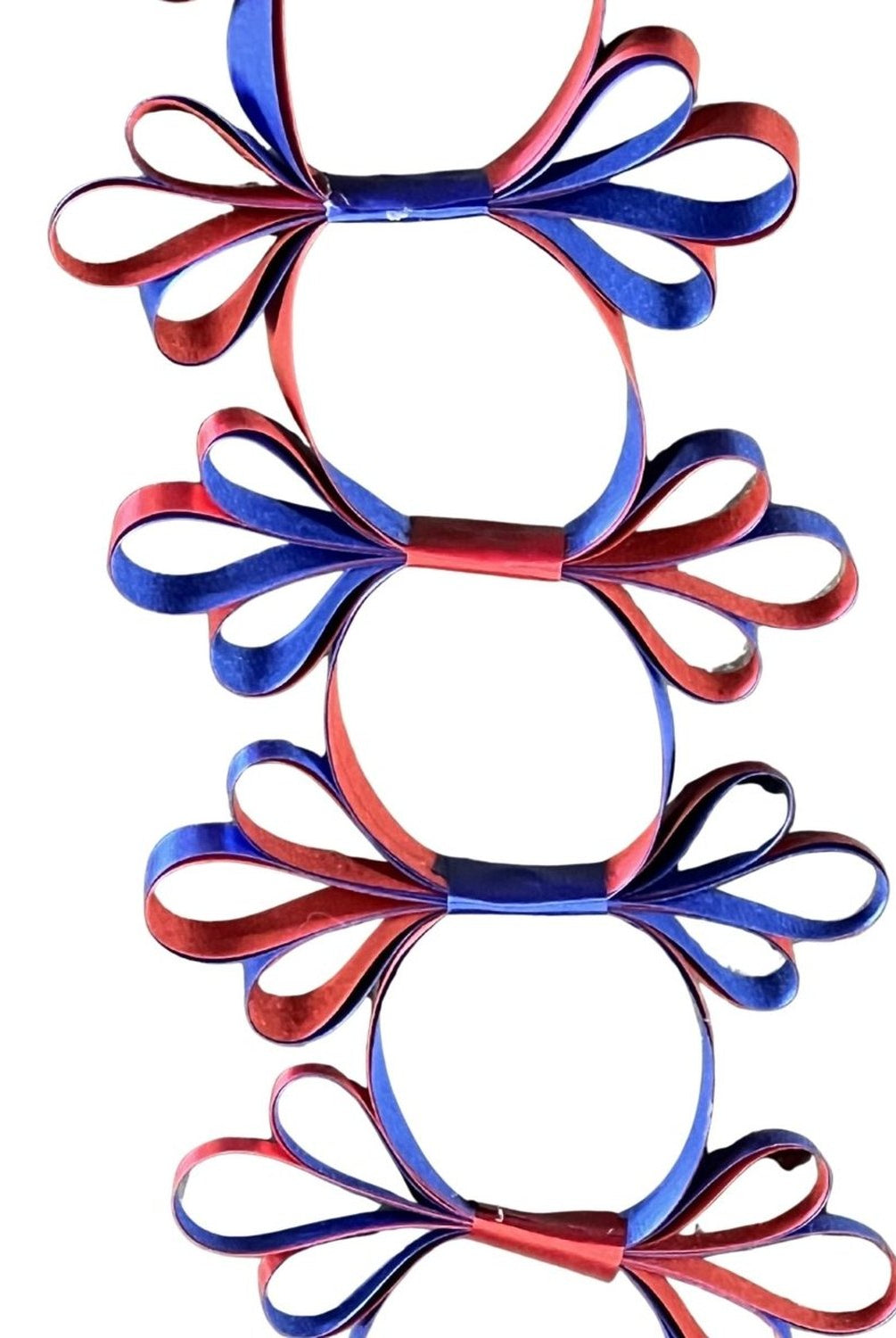 Shop For 36in Circle Flower Chain Braid: Royal Blue/Blue