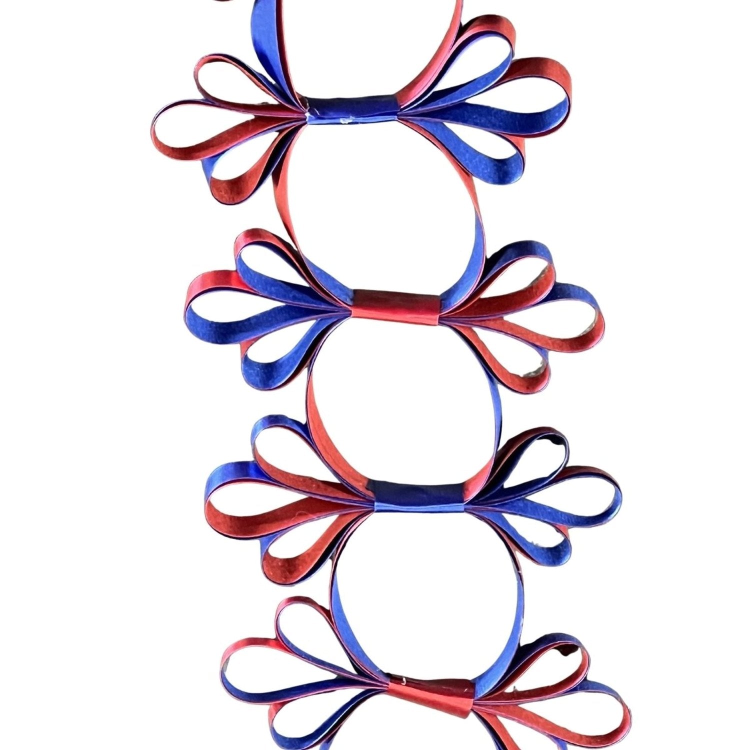 Shop For 36in Circle Flower Chain Braid: Royal Blue/Blue