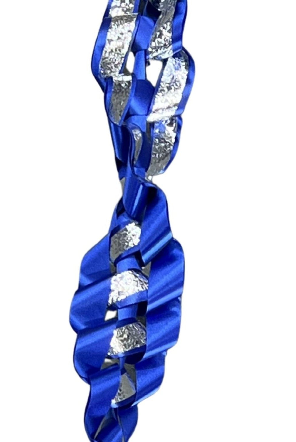 Shop For 36in Cottage Chain Braid: Royal/Silver