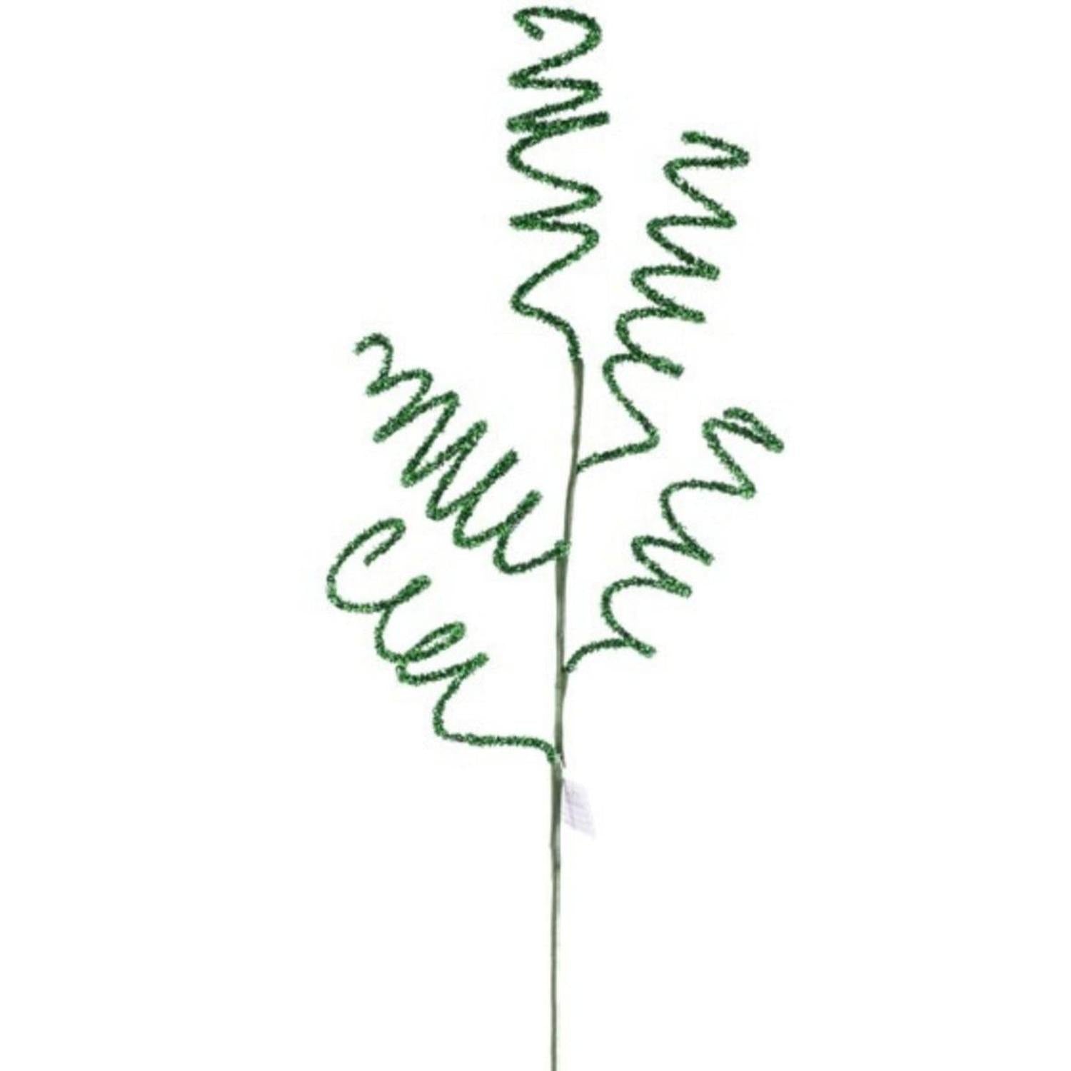 Shop For 37" Glitter Swirl Pick: Green