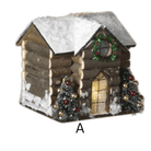 Shop For 3.75" Lighted Wood House Ornament