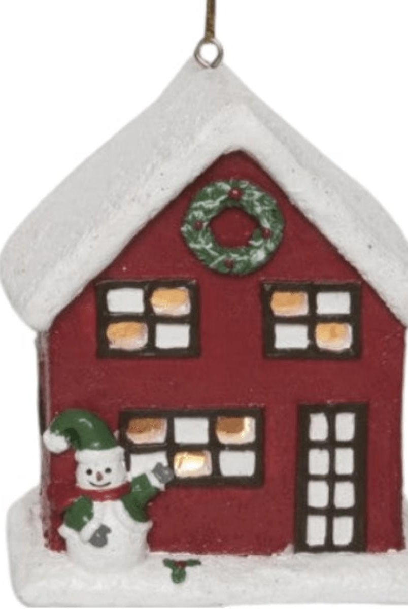 Shop For 3.75in Light Up Holiday Barn Ornaments (Asst)