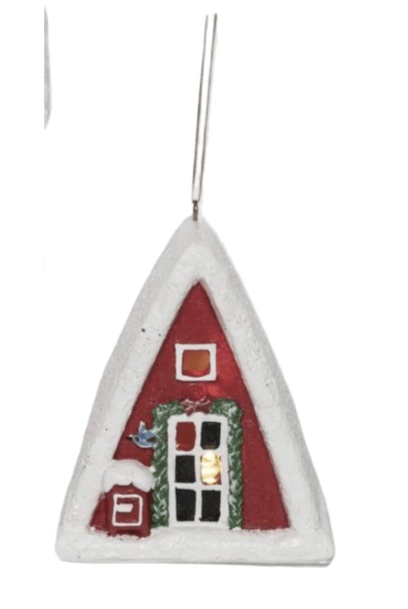 Shop For 3.75in Light Up Holiday Barn Ornaments (Asst)