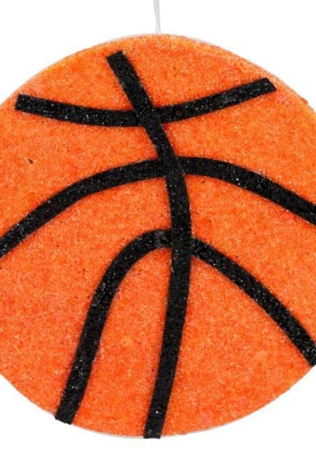 Shop For 3.75in Metallic Glitter Basketball Ornament