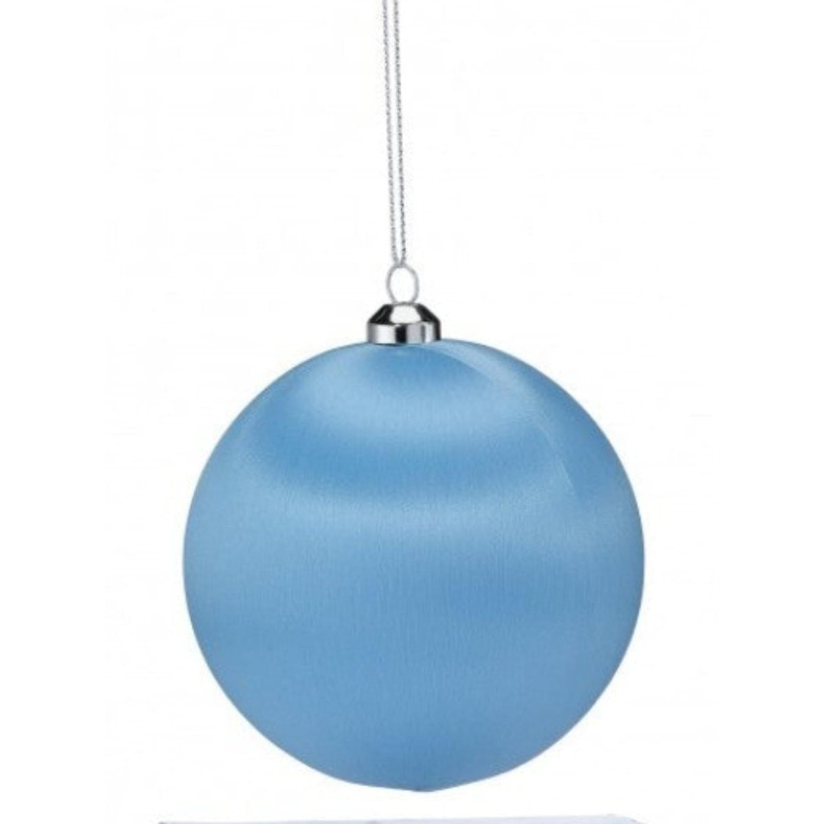 Shop For 3.75in Satin Finish Ornament Ball: Sky Blue (Box of 6)