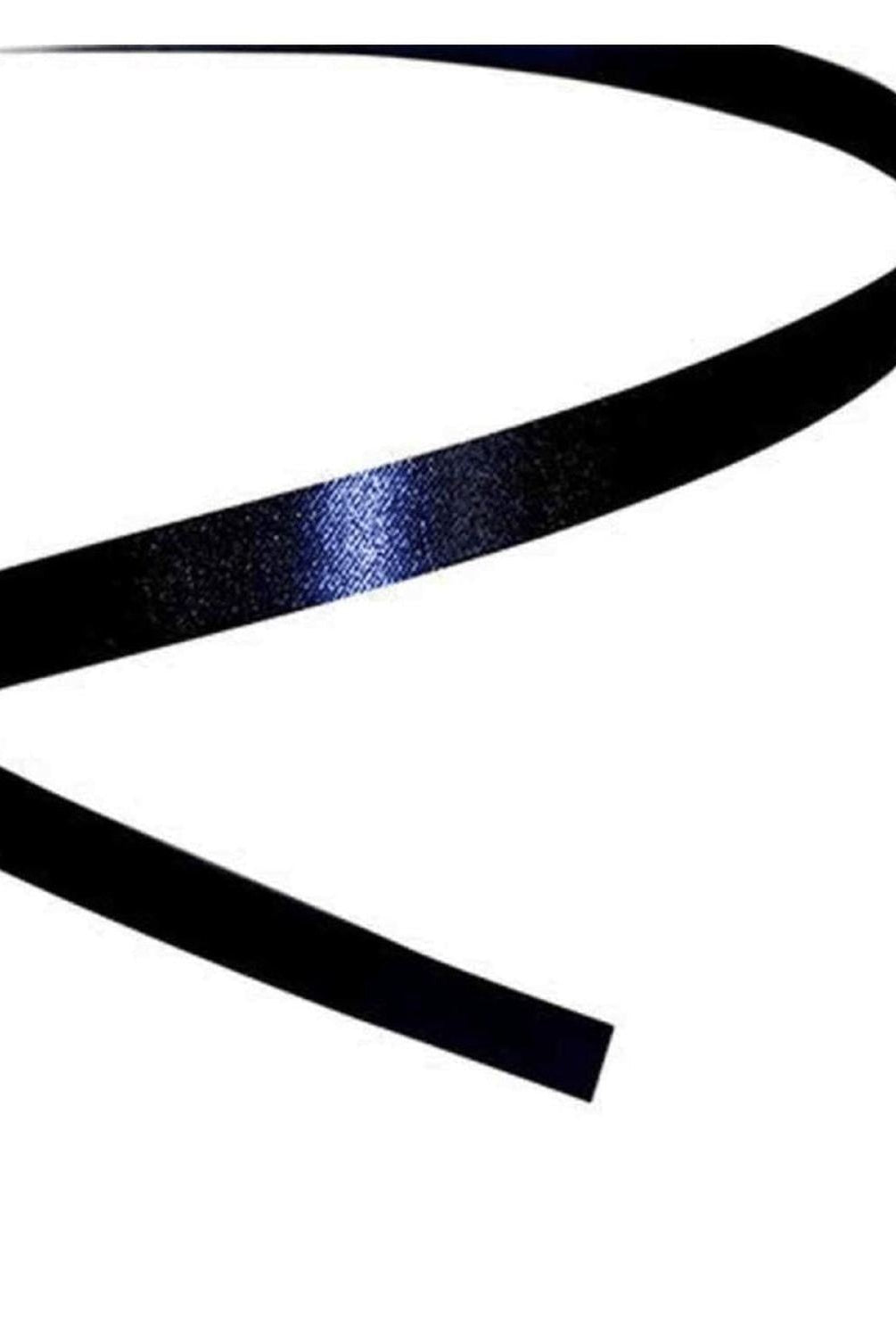 Shop For 3/8 inch Satin Non - Wired Ribbon: Navy (100 Yards)
