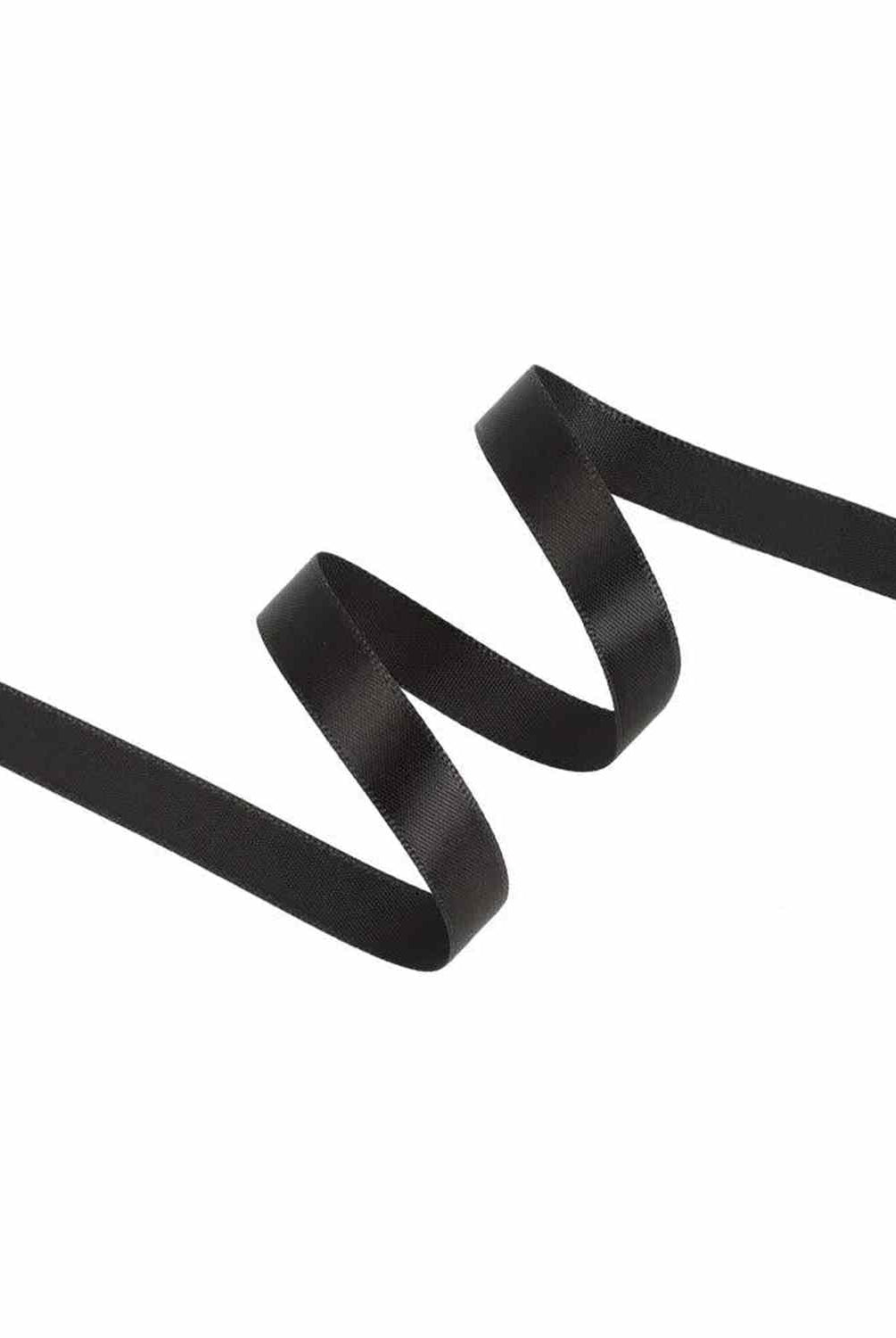 Shop For 3/8in Double Face Satin Ribbon: Black (100 Yards)