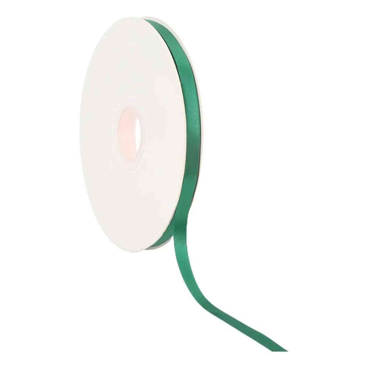 Shop For 3/8in Double Face Satin Ribbon: Hunter Green (100 Yards)