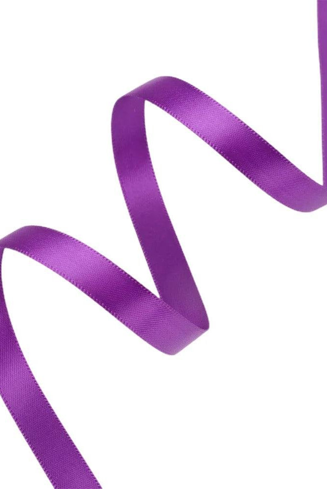 Shop For 3/8in Double Face Satin Ribbon: Purple (100 Yards)