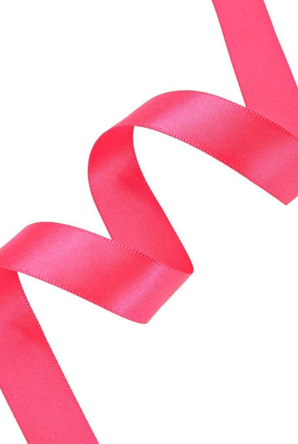 Shop For 3/8in Double Face Satin Ribbon: Shocking Pink (100 Yards)