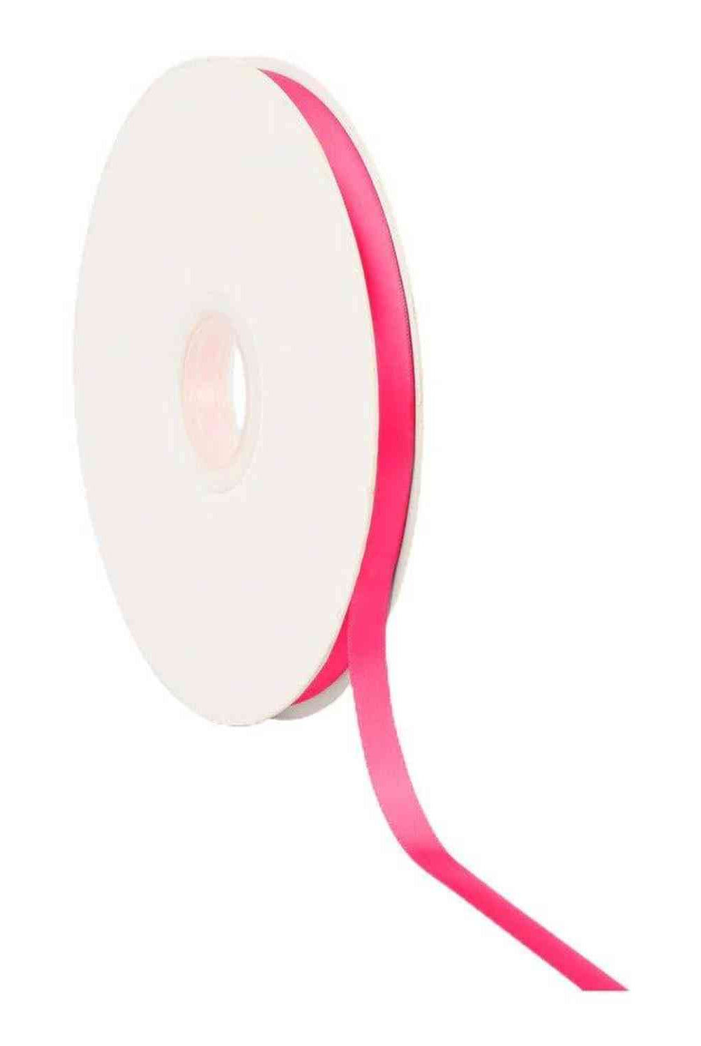 Shop For 3/8in Double Face Satin Ribbon: Shocking Pink (100 Yards)