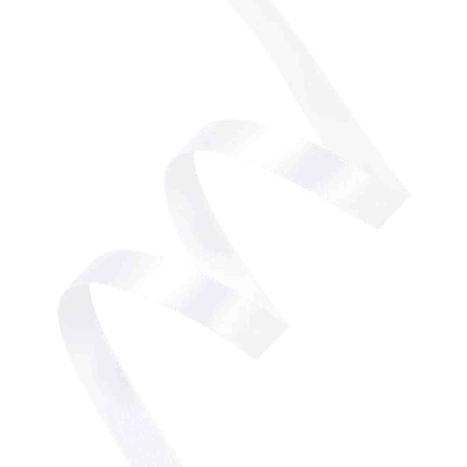Shop For 3/8in Double Face Satin Ribbon: White (100 Yards)