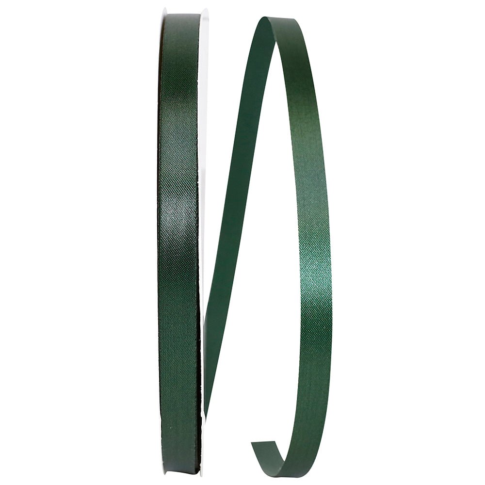 Shop For 3/8in Satin Allure Non - Wired Ribbon: Hunter (100 Yards)
