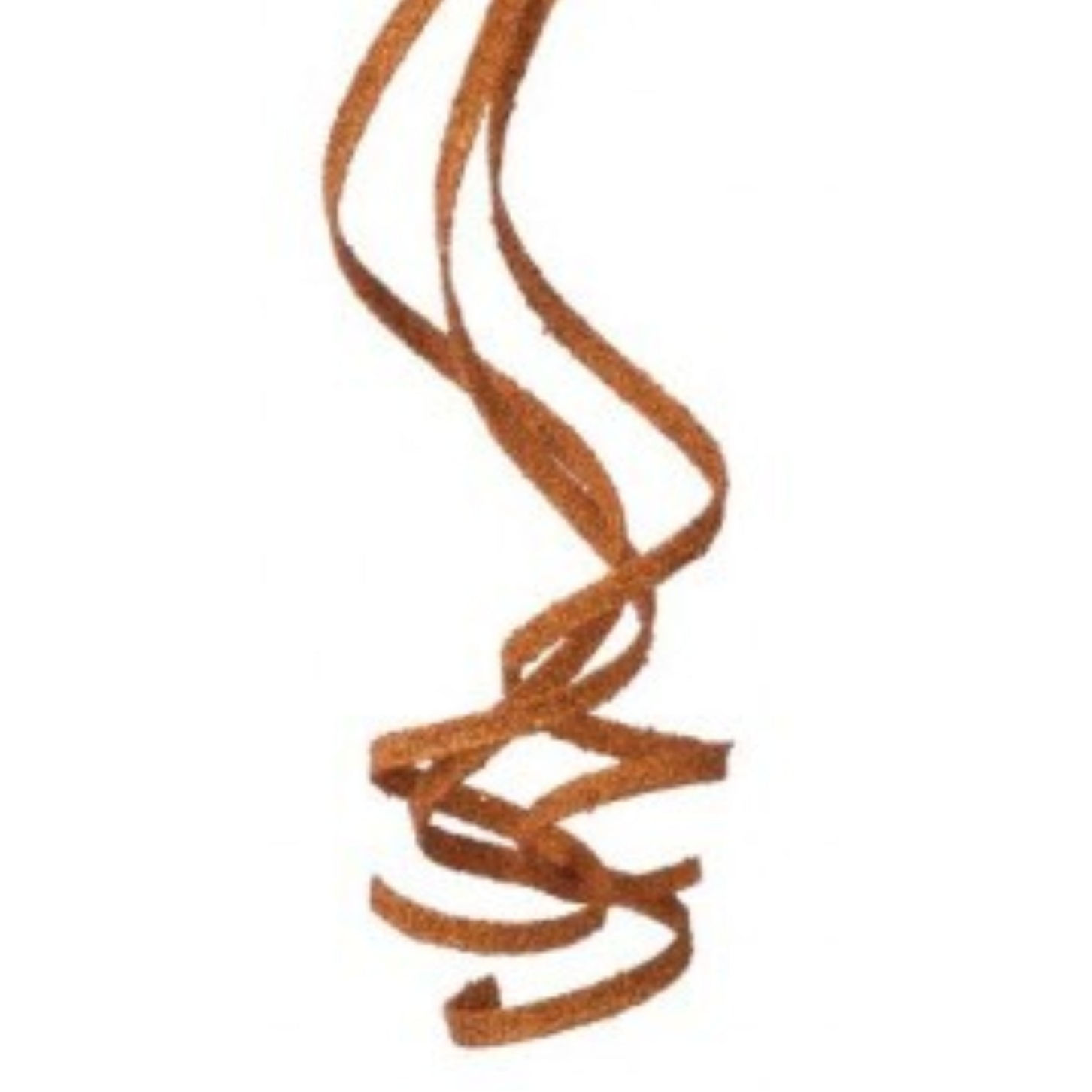 Shop For 39" Glitter Loop Ribbon Spray: Orange