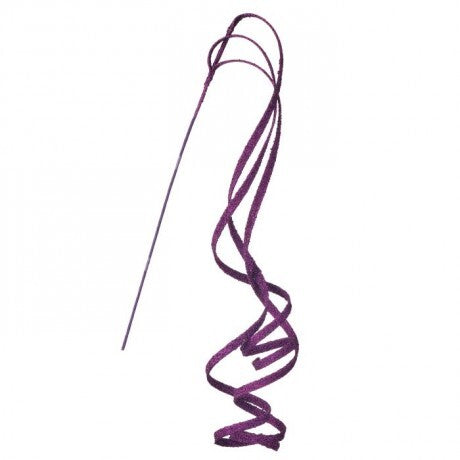 Shop For 39" Glitter Loop Ribbon Spray: Purple