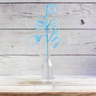 Shop For 39" Iridescent Curly Hanging Spray: Soft Blue