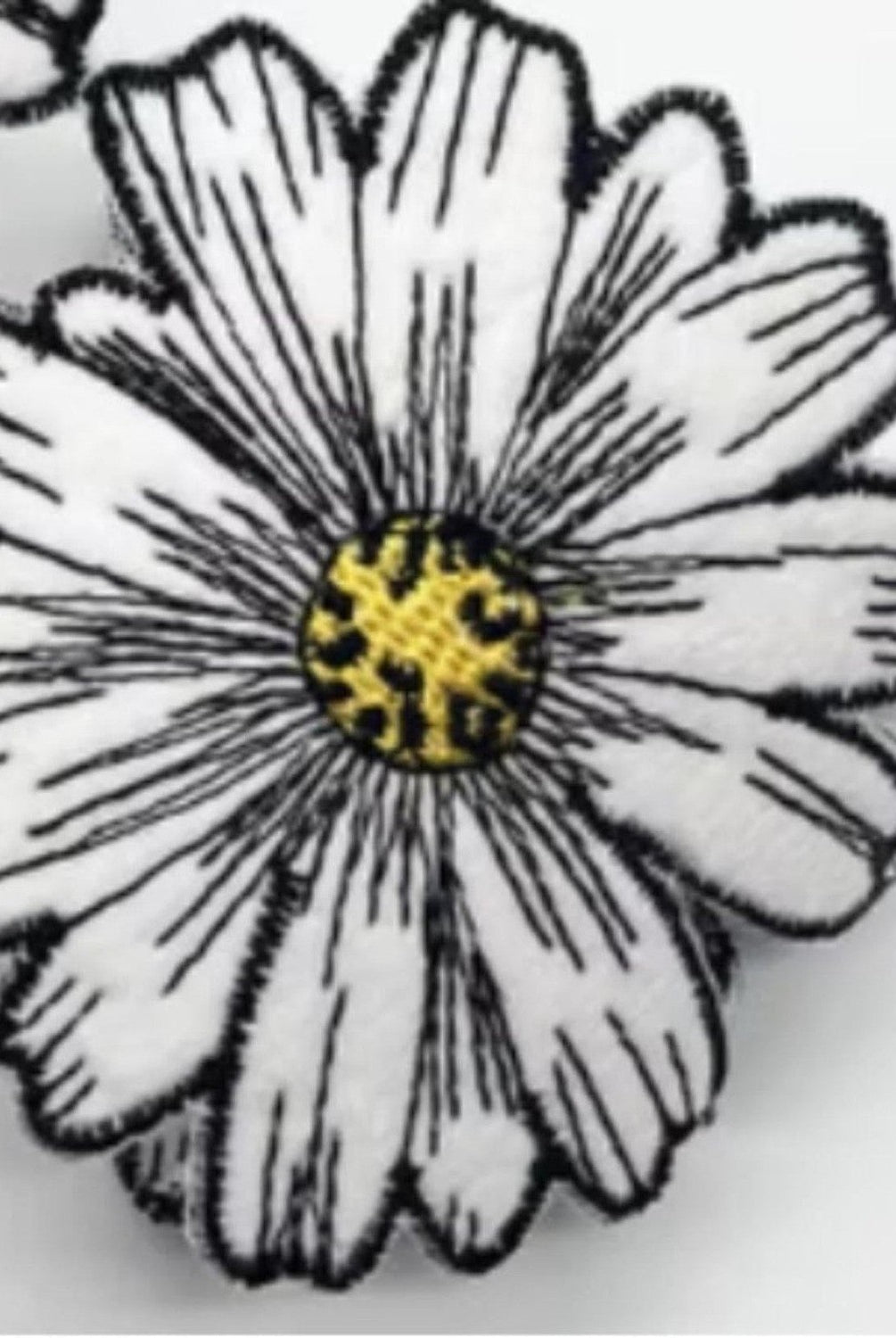 3in Felt Embroidery Daisy Garland (5 Yards)