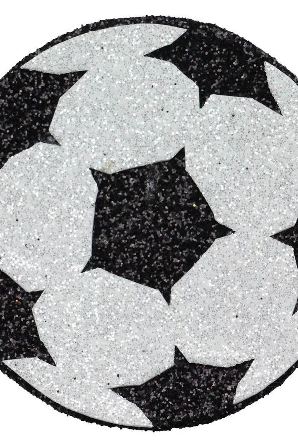 Shop For 3in Metallic Glitter Soccer Ball Ornament