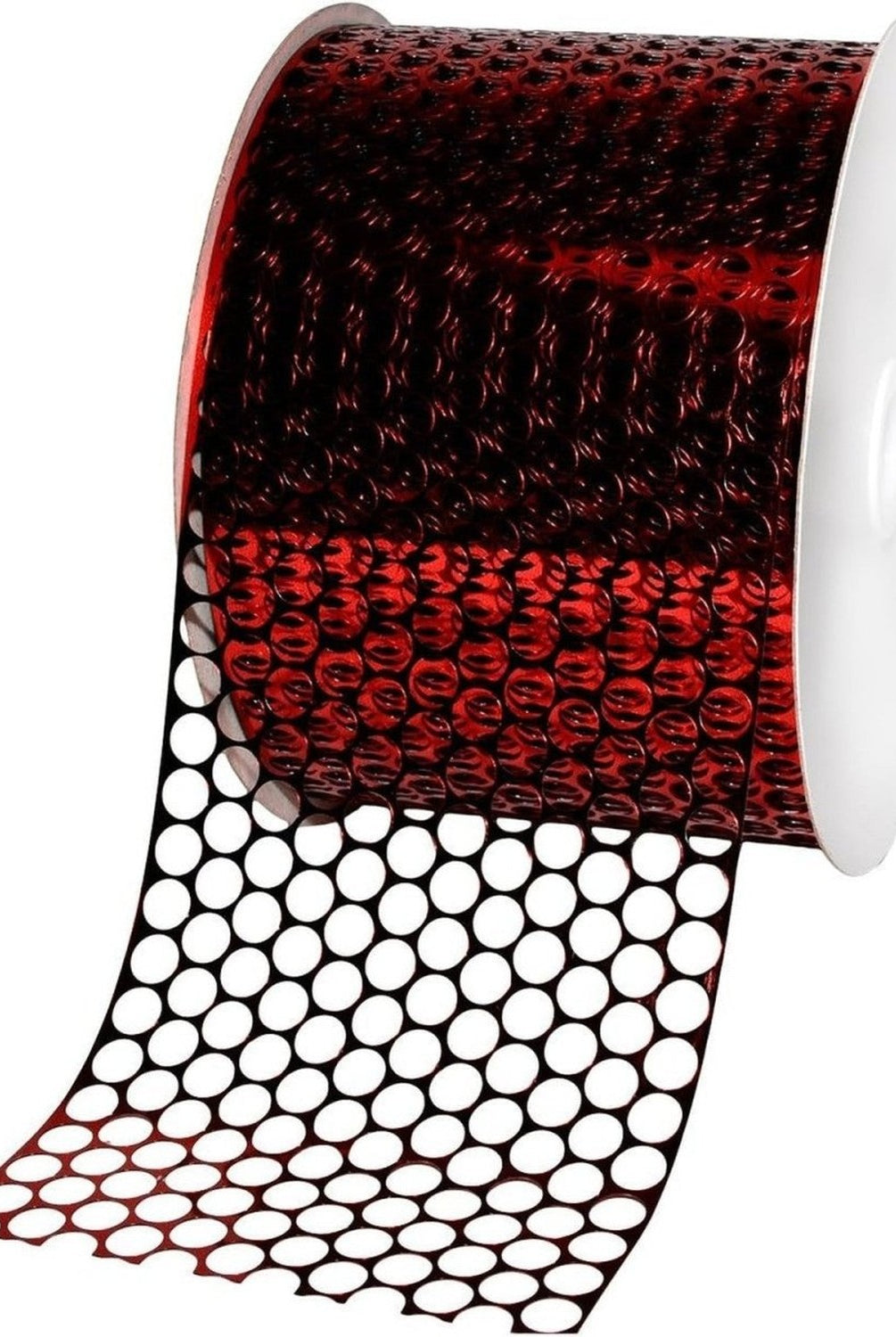 Shop For 3in Poly Honeycomb Ribbon: Punchinello Red (50 Yards)