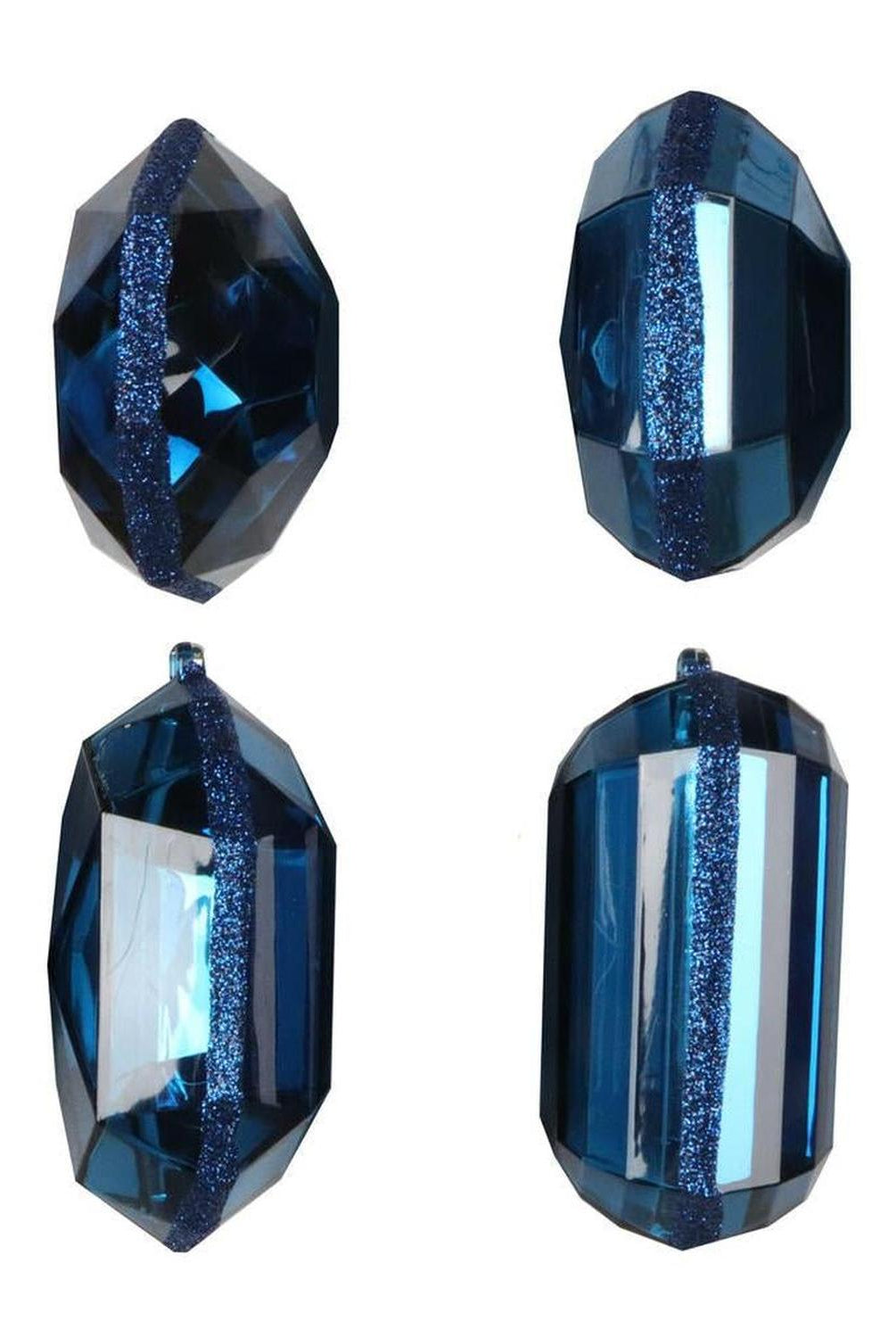 Shop For 4 - 5" Acrylic Jewel Assortment Ornament: Midnight Blue (Set 4)