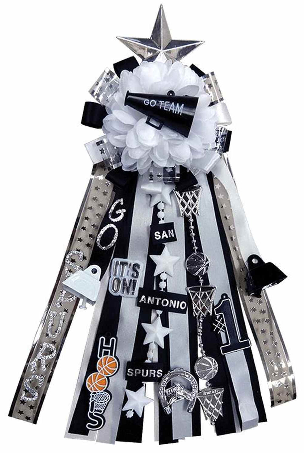 Shop For 4' Basketball Garland Metallic Silver