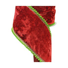 Shop For 4" Beaded Pom Edge Ribbon: Red/Lime (10 Yards)