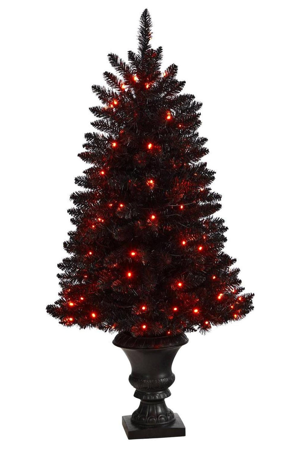 4’ Black Halloween Artificial Christmas Tree