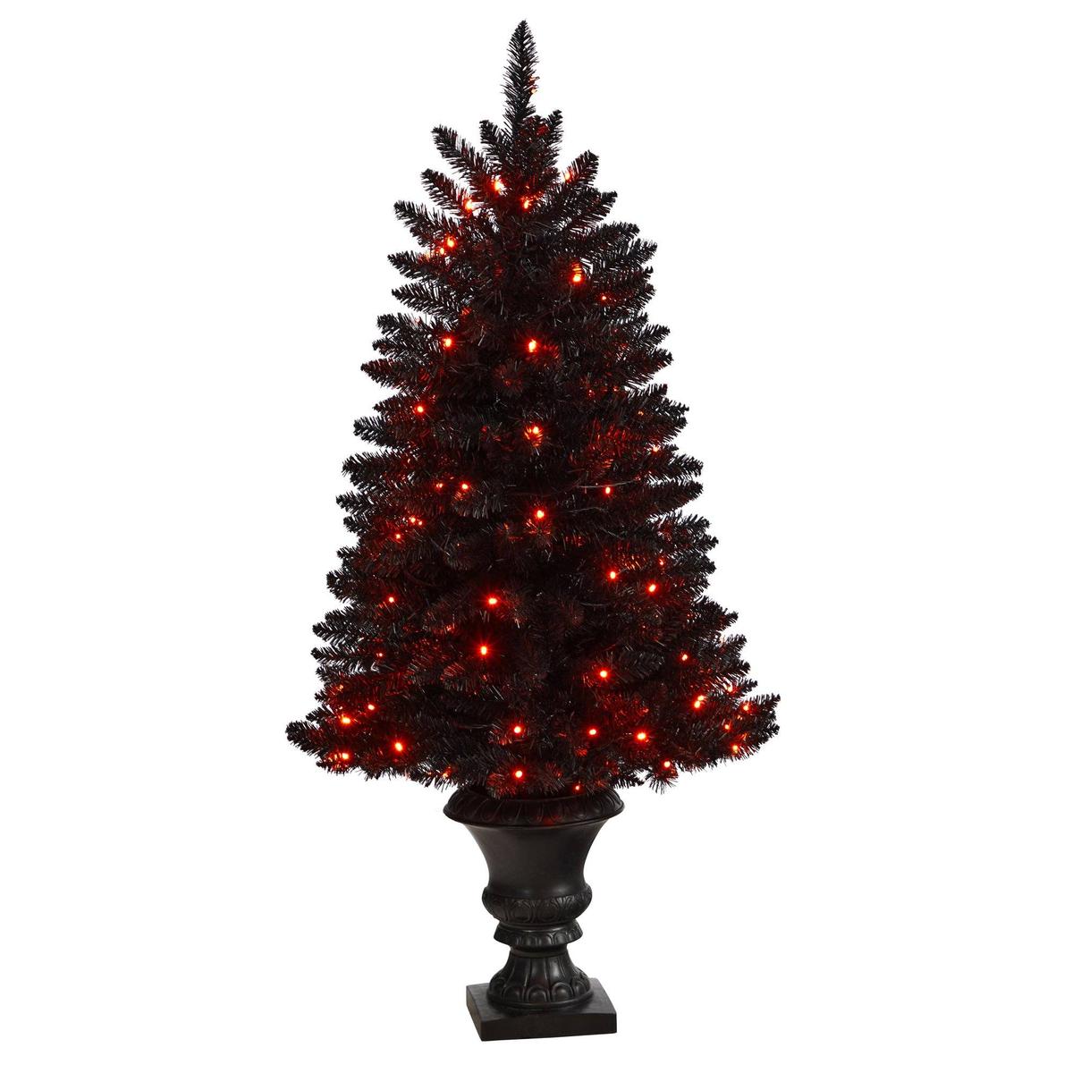 Shop For 4’ Black Halloween Artificial Christmas Tree