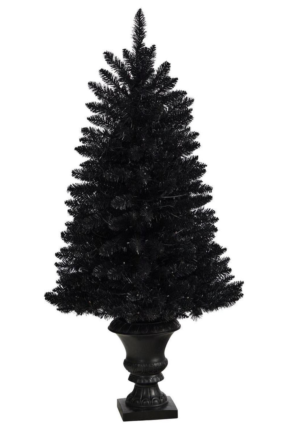 4’ Black Halloween Artificial Christmas Tree