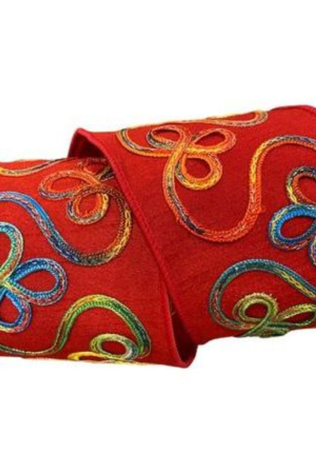Shop For 4" Candy Loop Ribbon: Red (10 Yards) at Michelle's aDOORable Creations