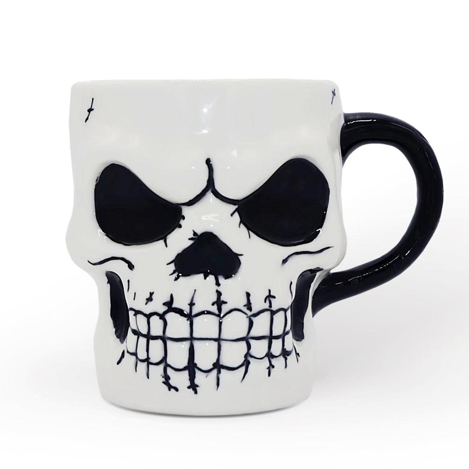 Shop For 4" Classic Skeleton Face Spook Mug