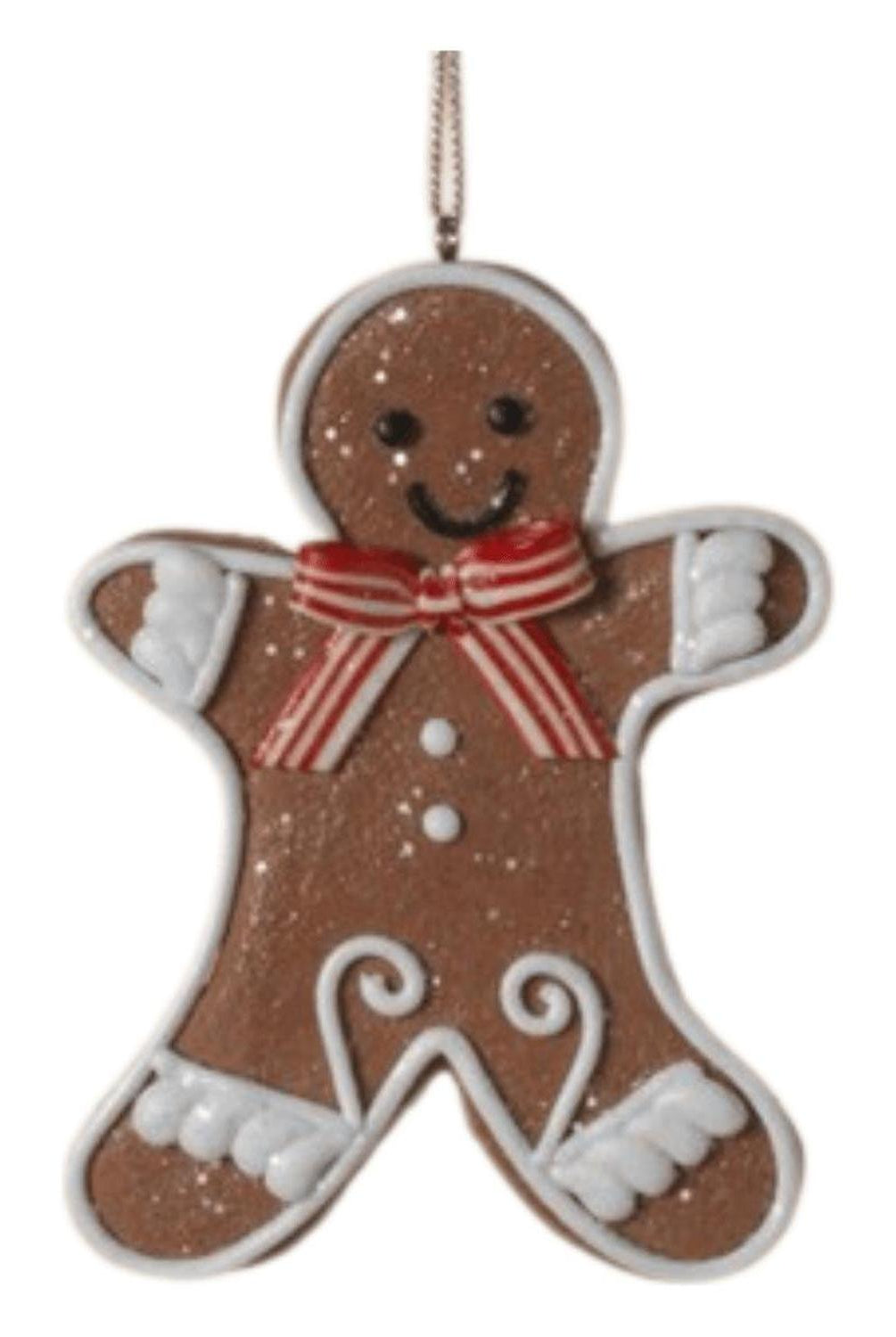 4" Clay Dough Holiday Gingerbread Ornaments