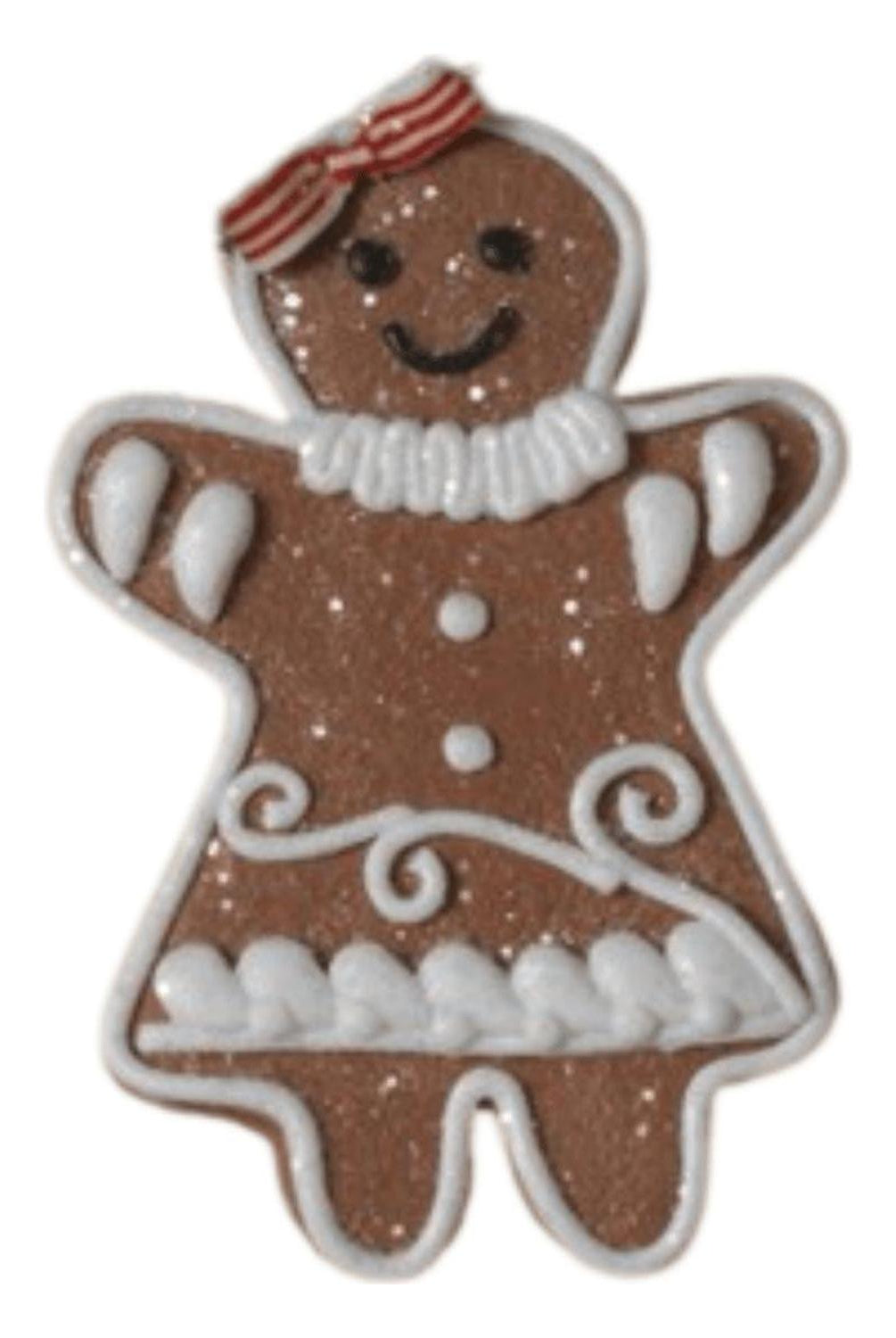 4" Clay Dough Holiday Gingerbread Ornaments