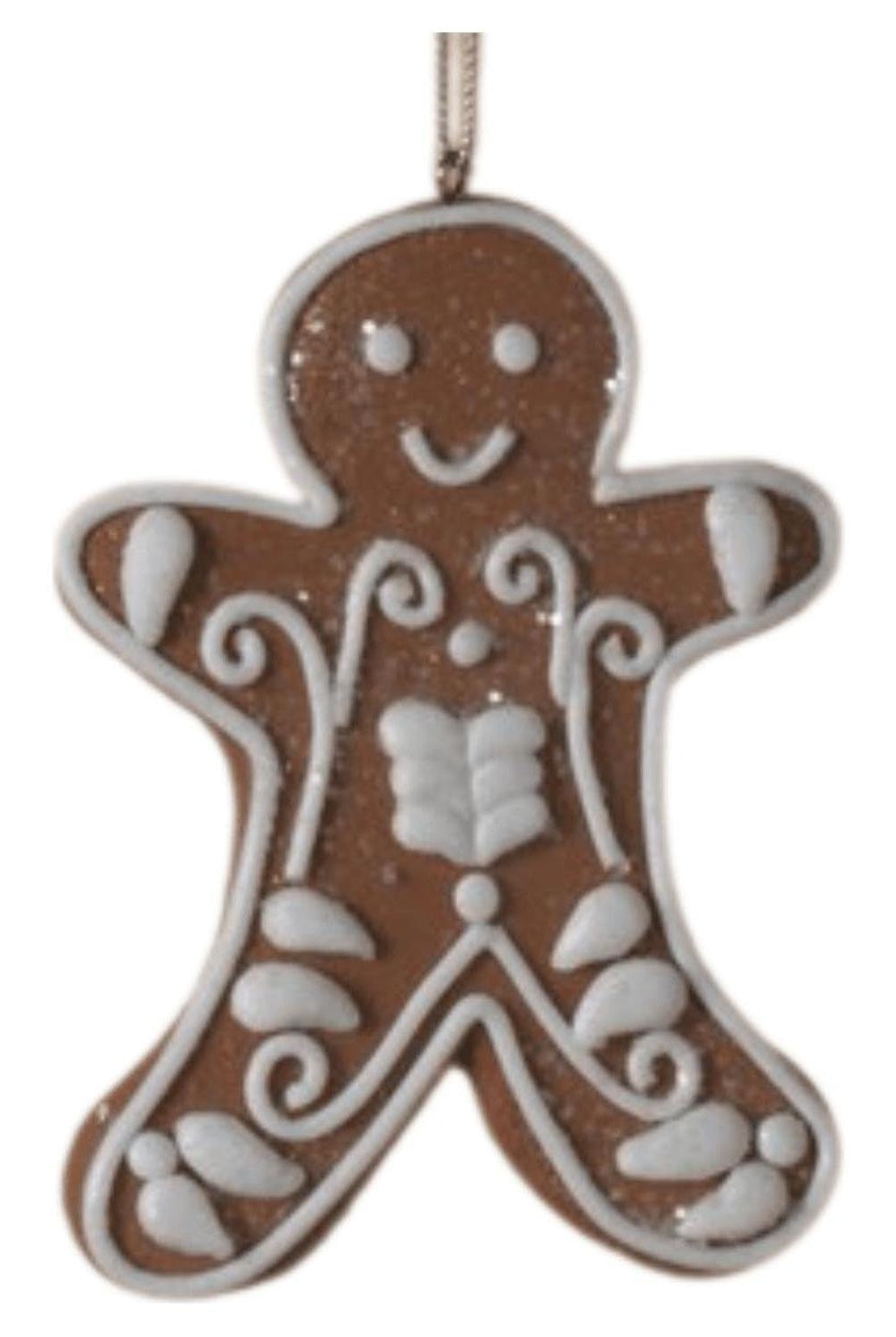 4" Clay Dough Holiday Gingerbread Ornaments