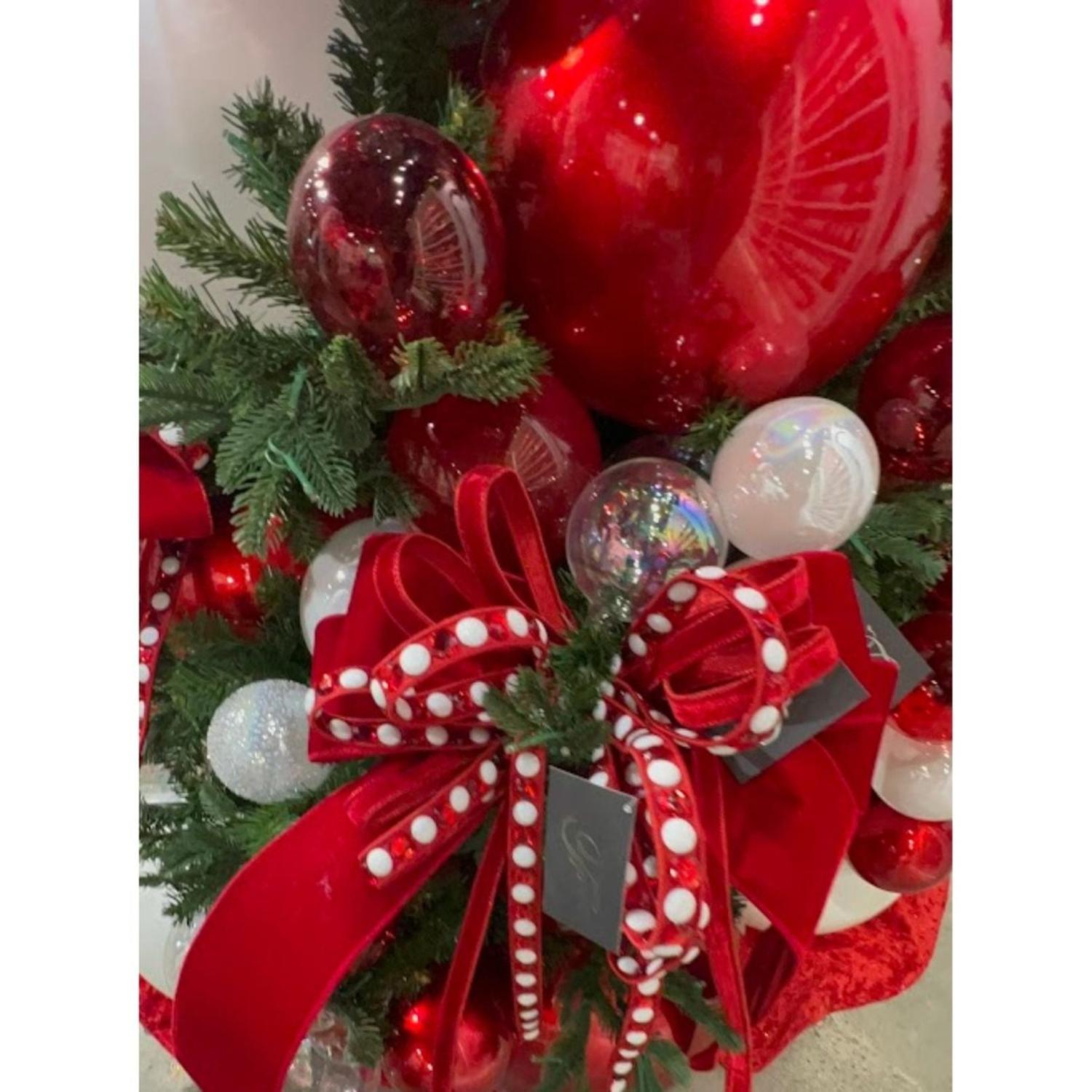 Shop For 4" Crystalline Glass Ornament: Red