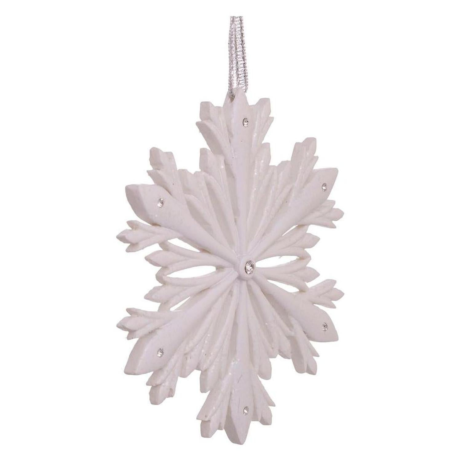 Shop For 4" Elegant Snowflake Ornament with Swarovski