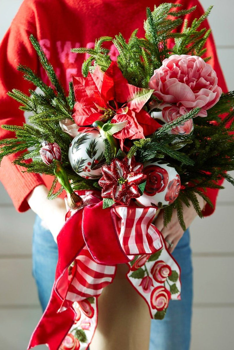 Shop For 4" Embroidered Roses Ribbon (10 Yards) at Michelle's aDOORable Creations