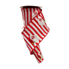 Shop For 4" Embroidery Santa Face Ribbon: Red/White (10 Yards)