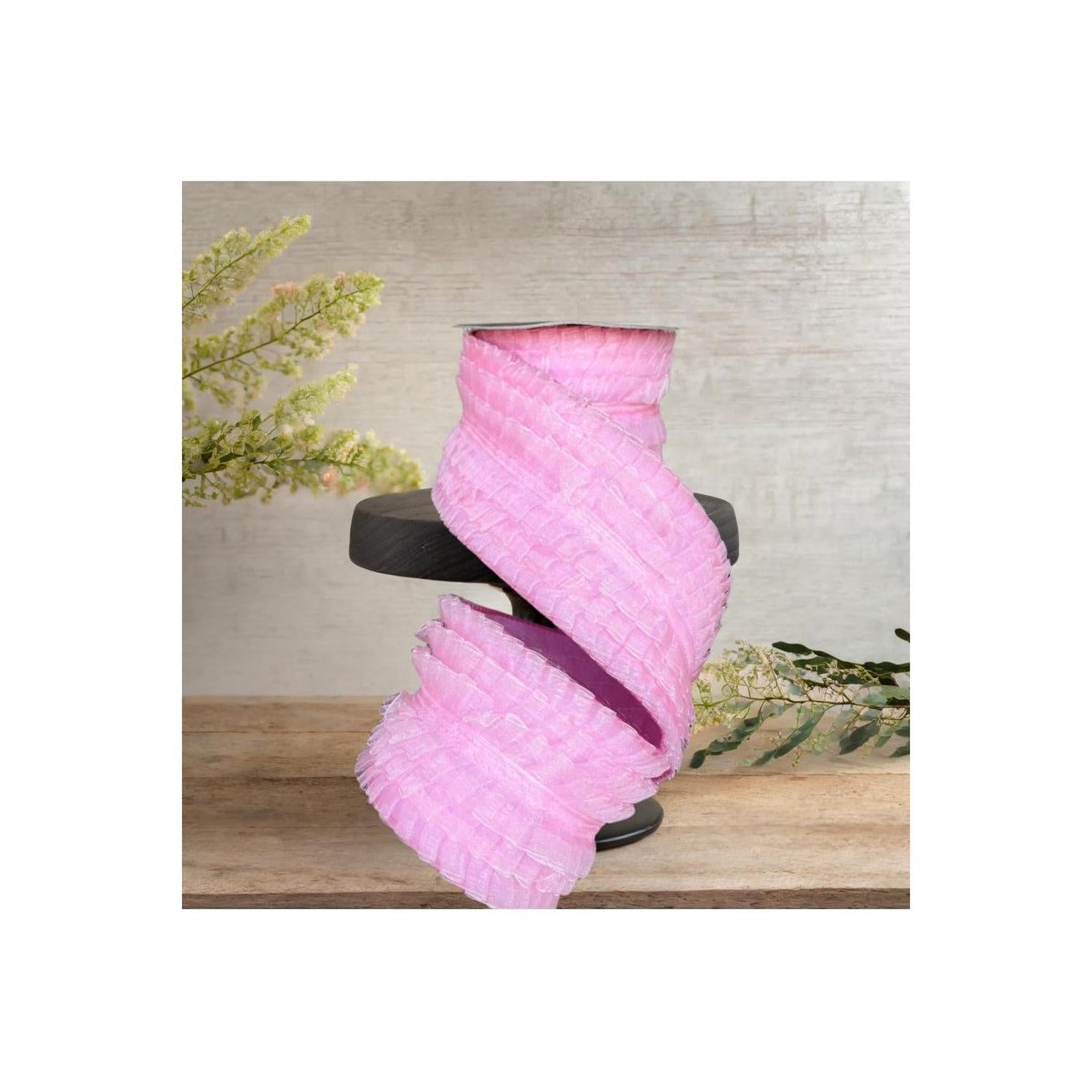 4" Farrisilk Ballerina Ribbon: Pink (5 Yards)