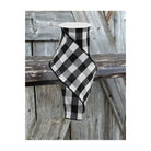 Shop For 4" Faux Dupioni Check Ribbon: Black & White (10 Yards)