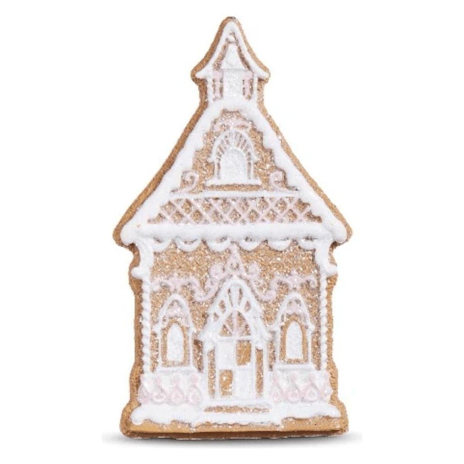 4" Gingerbread Church Ornament